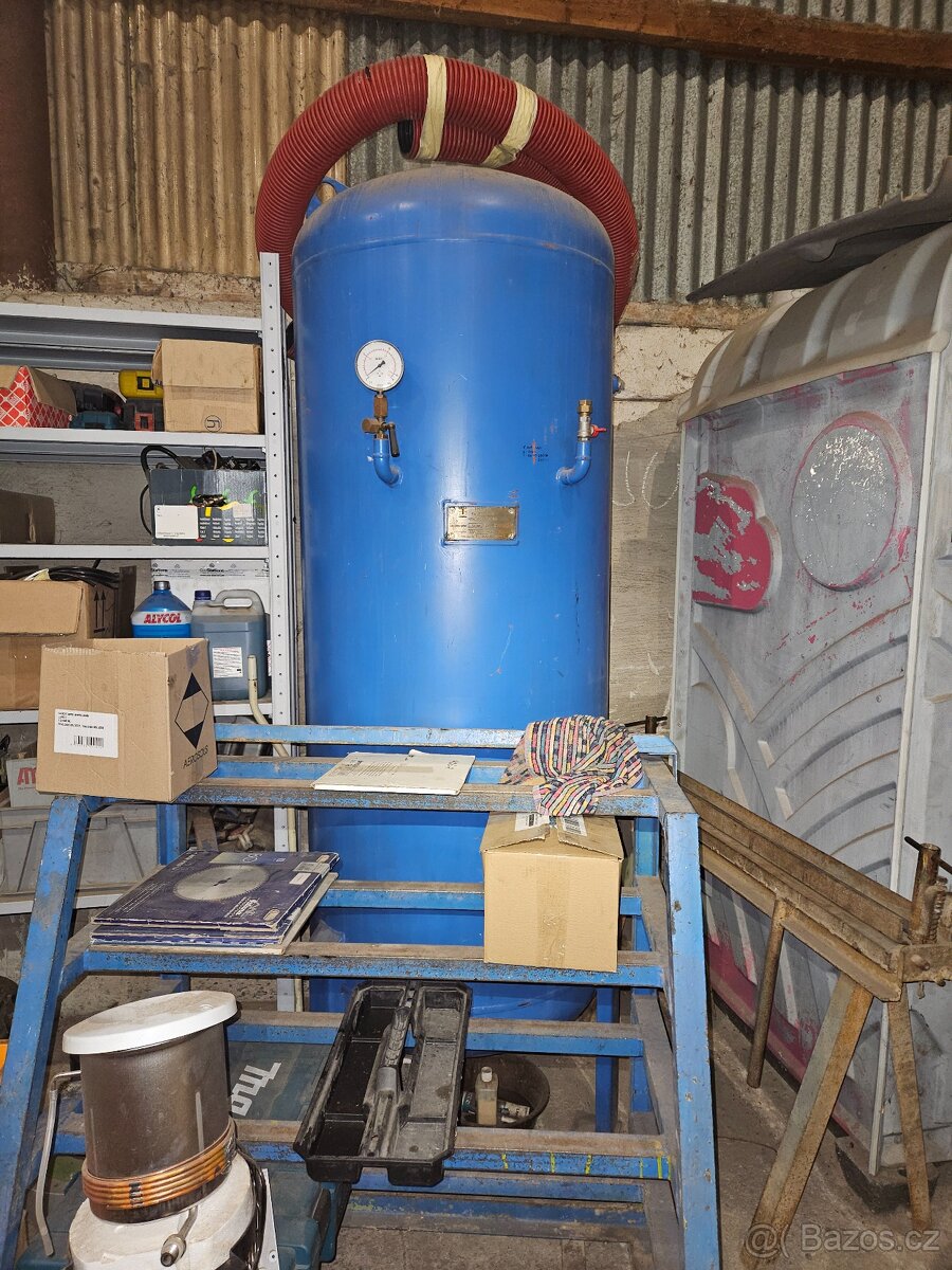 Tlaková nádoba, vzdušník 1000 l, 12 bar