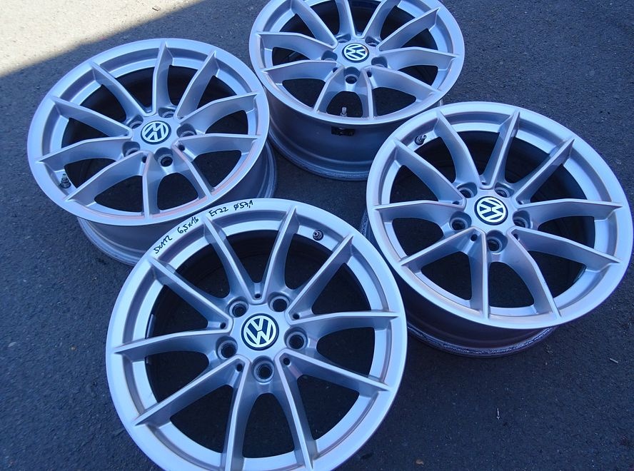 Alu disky Volkswagen 16", 5x112, ET 22, šířka 6,5J