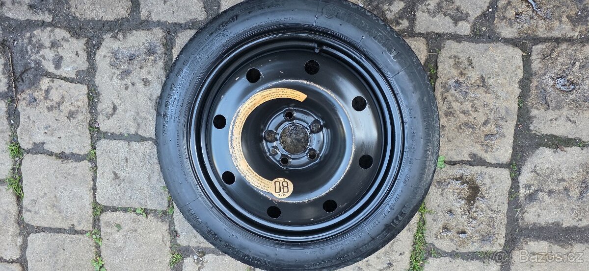 Rezervní kolo Alfa Romeo, T125/80/17 - pošlu