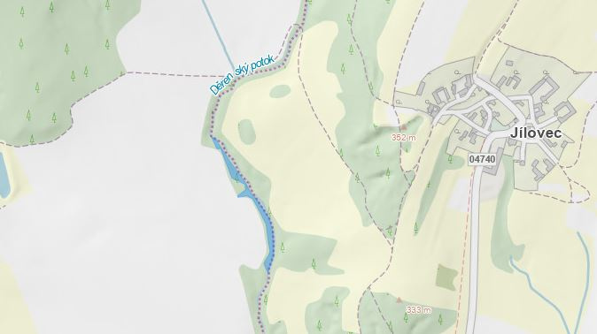 Prodej lesního pozemku, 4710m², Děrné-Fulnek