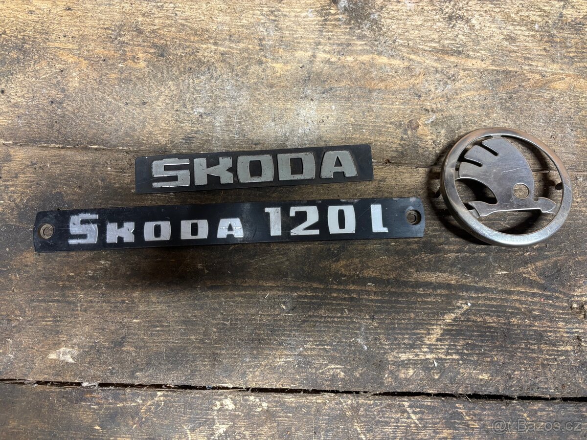 Nápisy a logo Škoda
