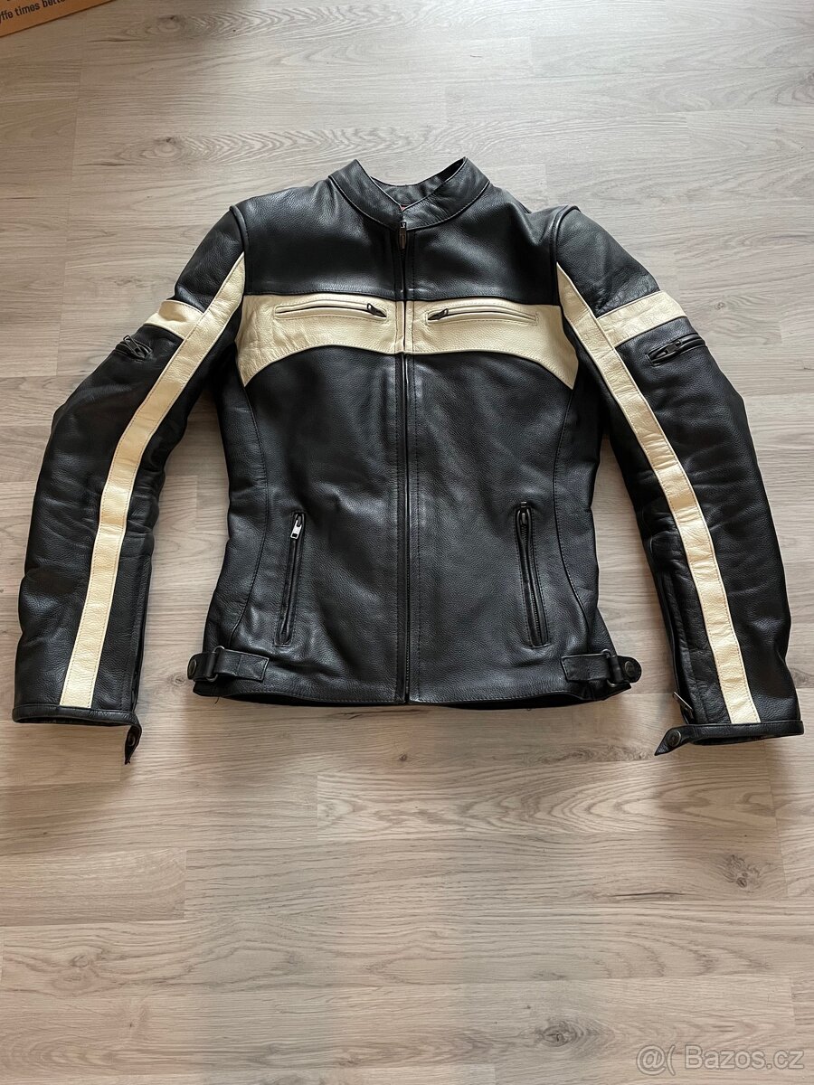 Dámská kožená moto bunda