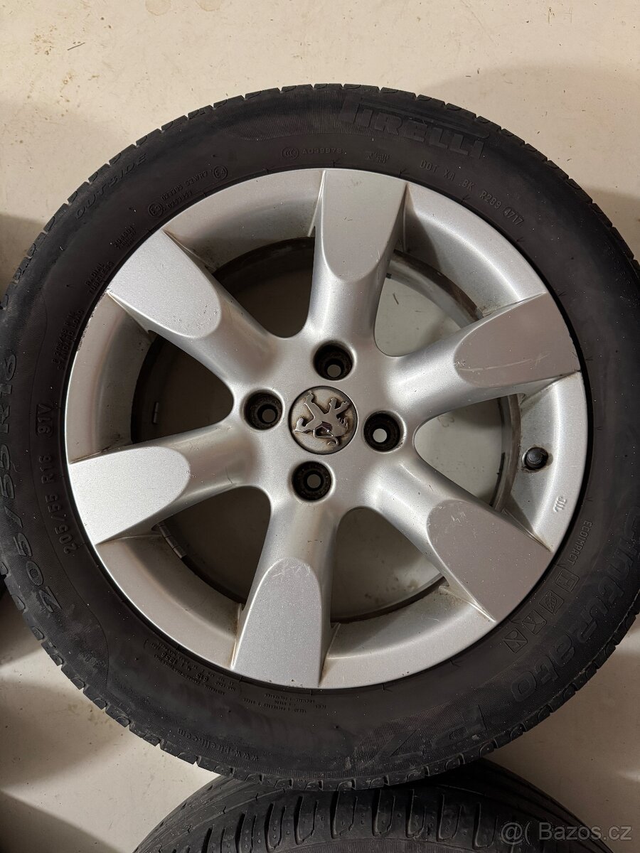 Prodam alu sadu originalnich kol Equinox pro Peugeot 307