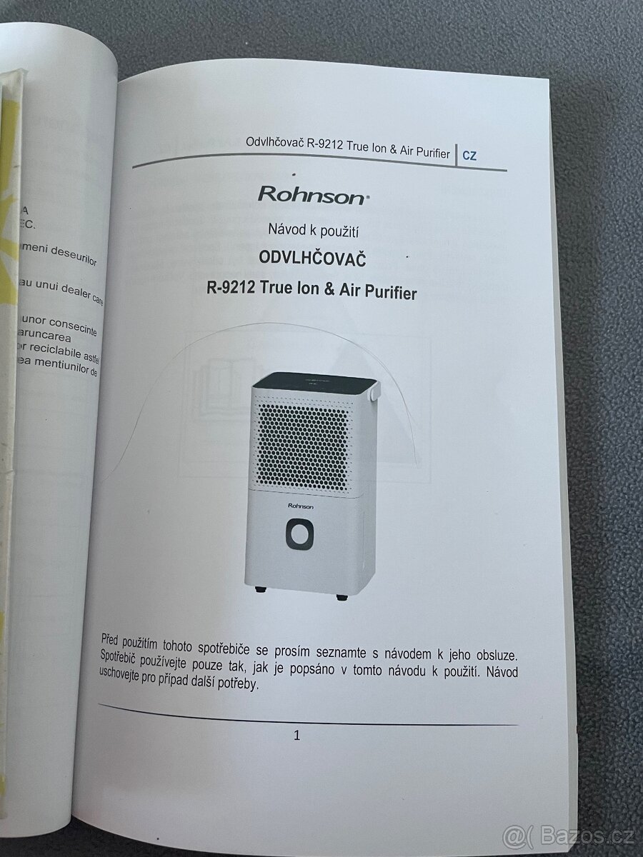 Odvlhčovač vzduchu