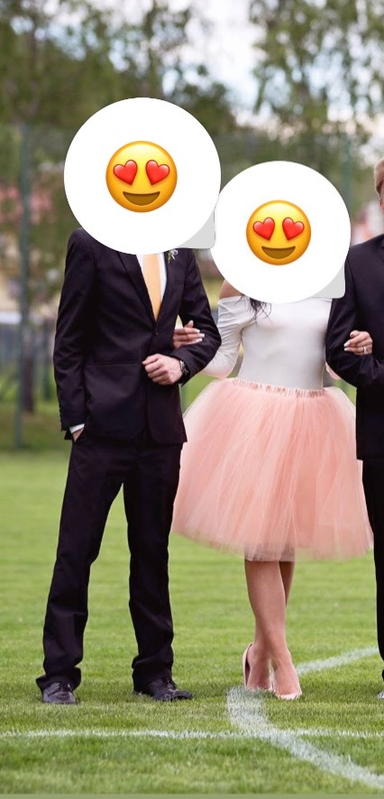 Tylová sukně meruňková