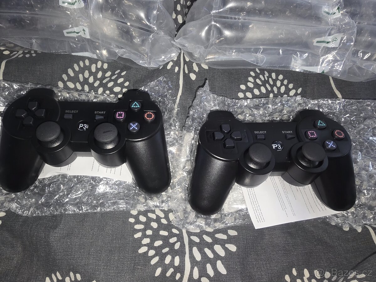 Prodám bezdrátový ovladač plně funkční na ps3 prodej bezdrát