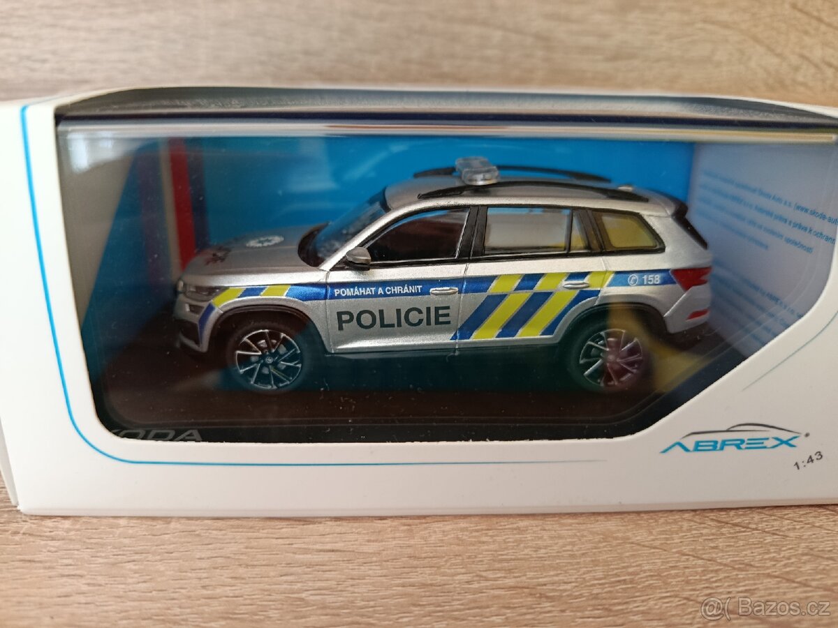 Škoda Kodiaq FL Policie ČR (bez ochr. majáku) Abrex 1:43