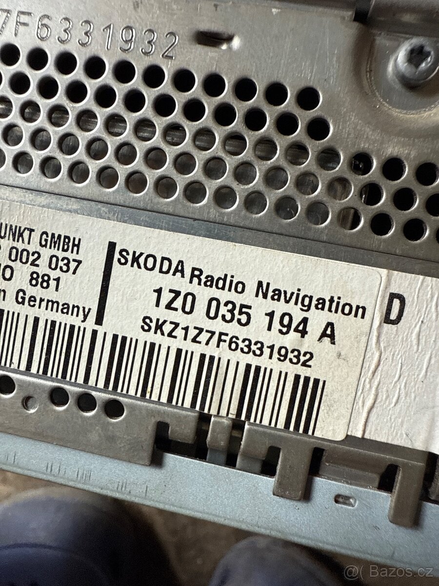 Navigace Škoda Octavia 2