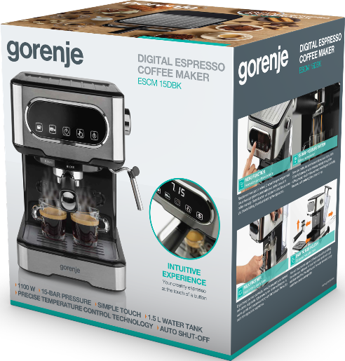 Gorenje ESCM15DBK Nepoužitý, zabalen v originální krabici
