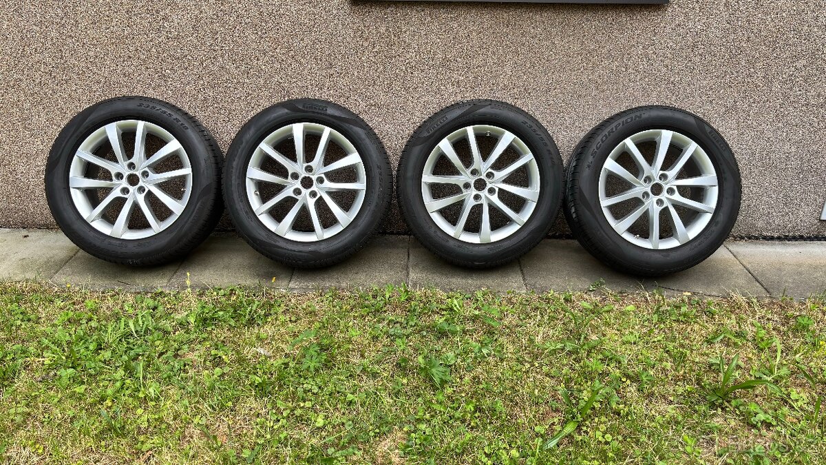 Prodám originální sadu alu kol Škoda Elbrus R18
