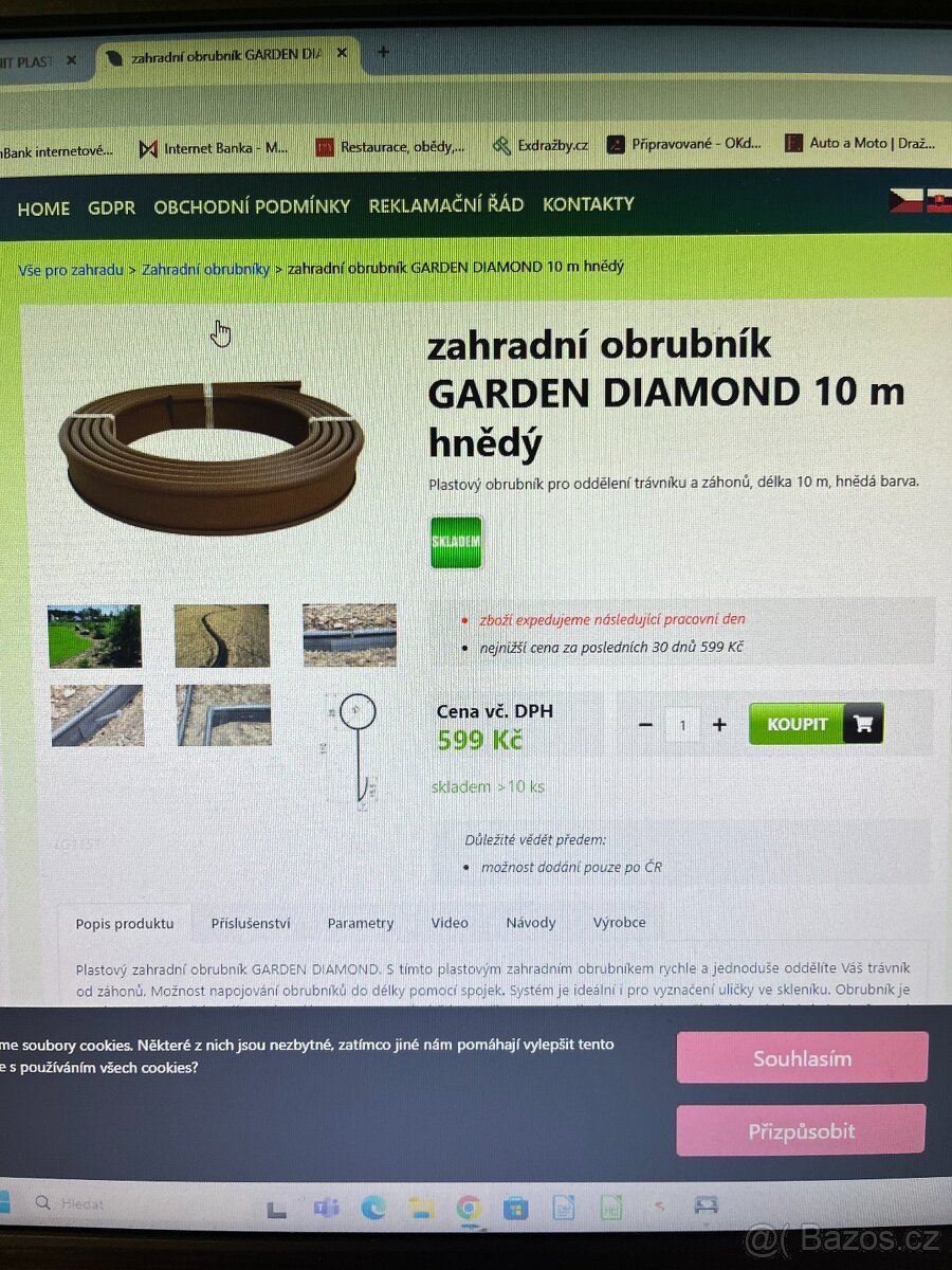 Zahradní obrubník