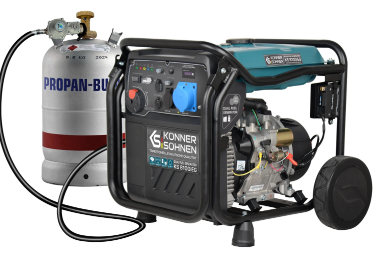 Nevybalená Invertorová benzínová/LPG elektrocentrála 8kW,