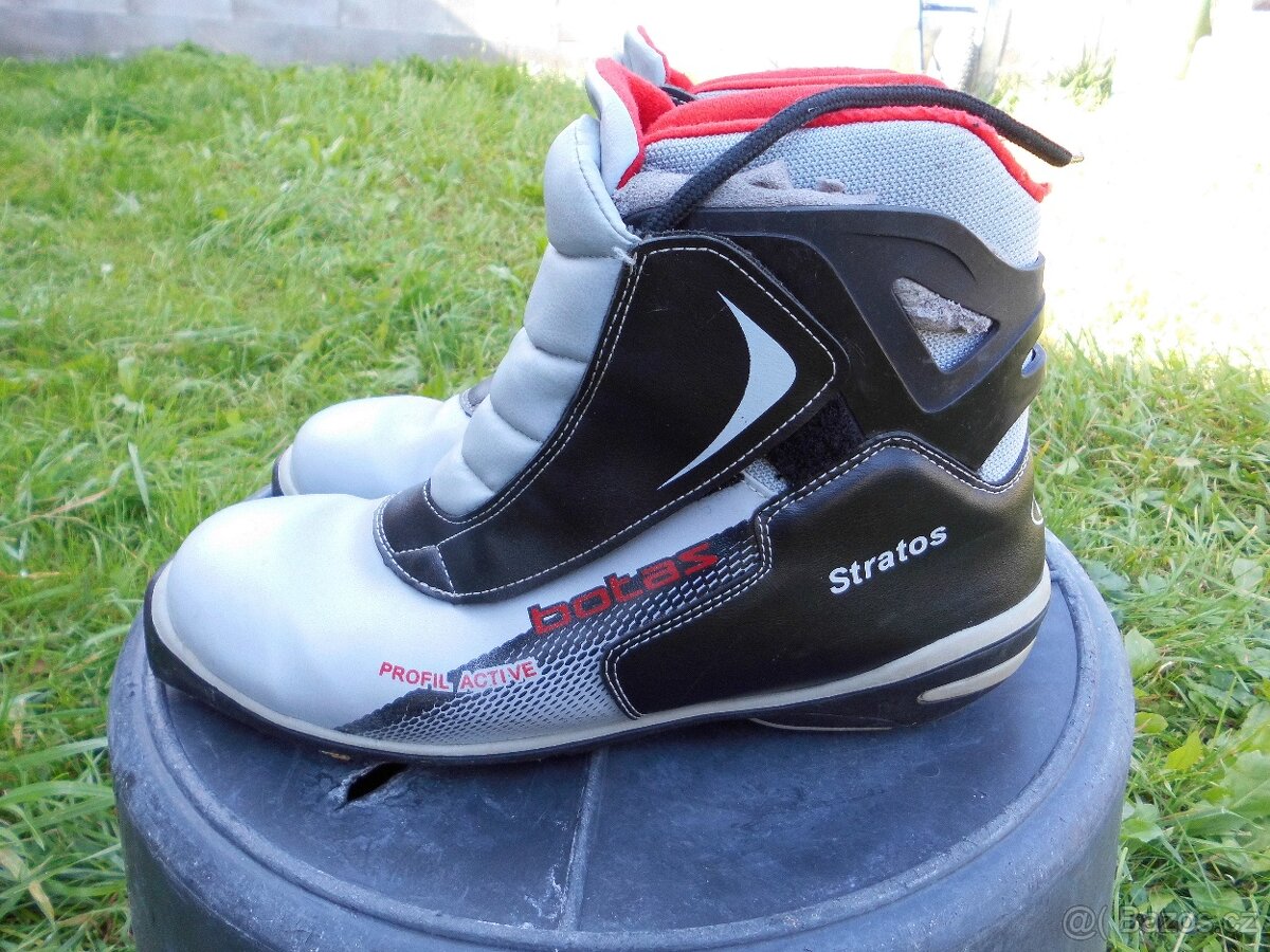 Lyže běžky, hole, boty.