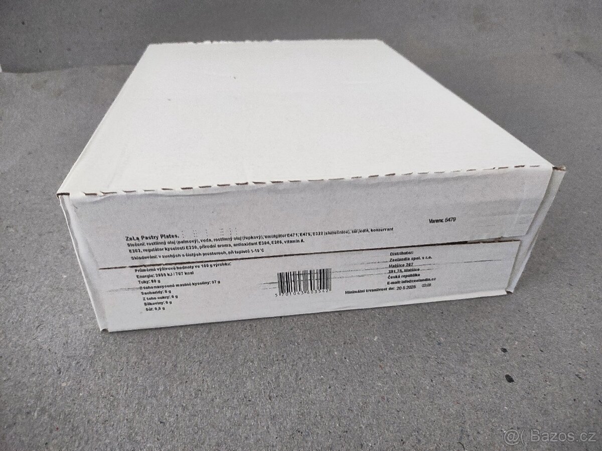 Zela Pastry - Plates 10kg