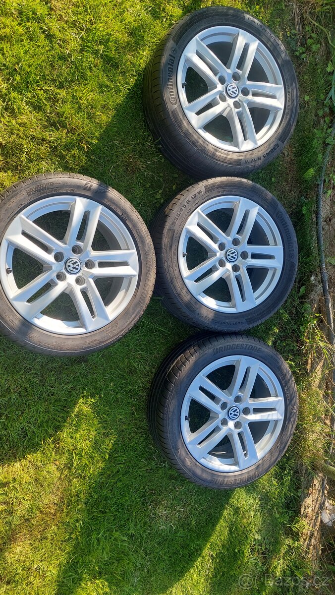 VW Alu kola 7J 17 et 42 originál, rozteč 5x112