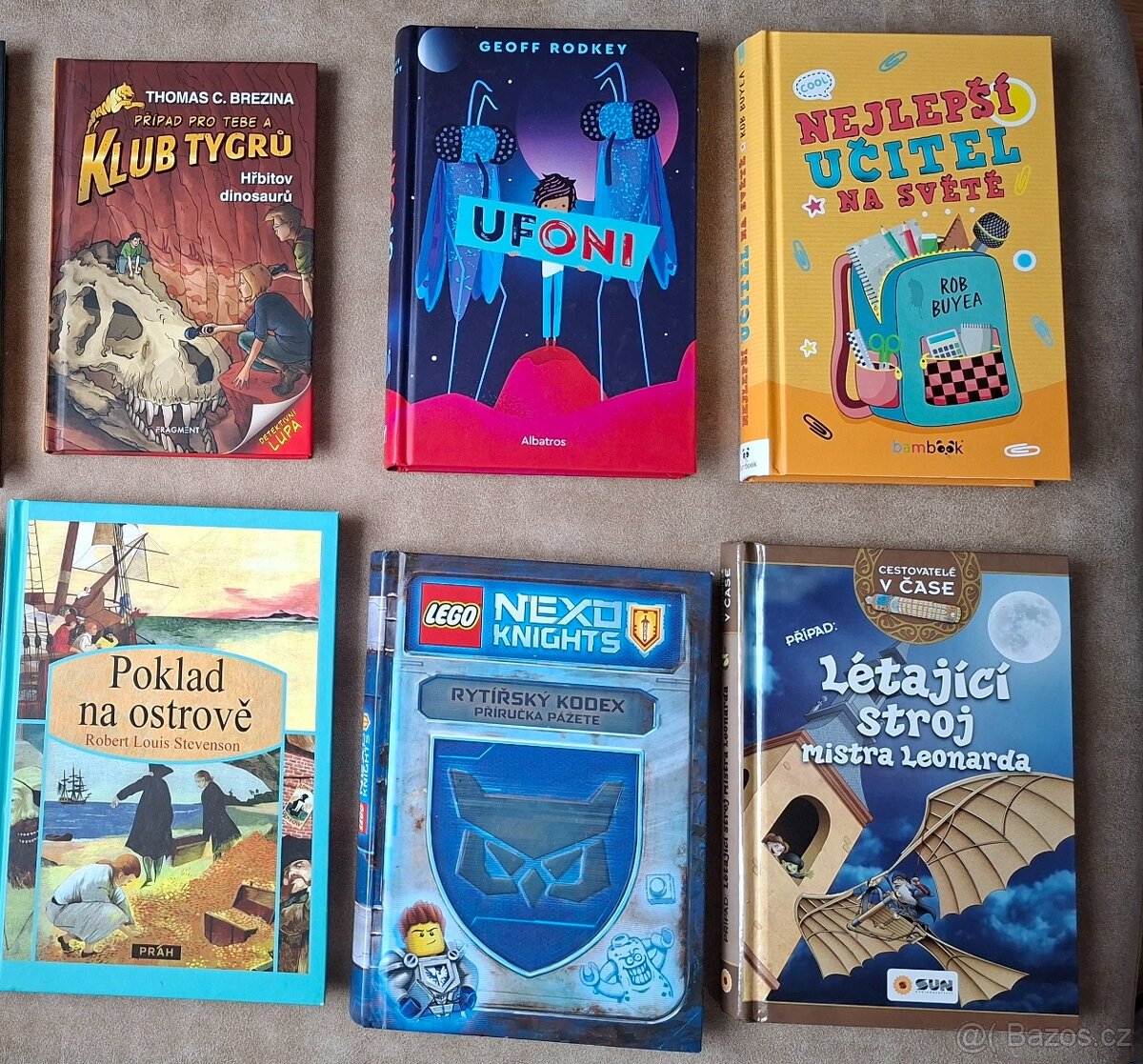 Klub tygrů, Ufoni, Poklad, Nejlepší učitel, Létající stroj