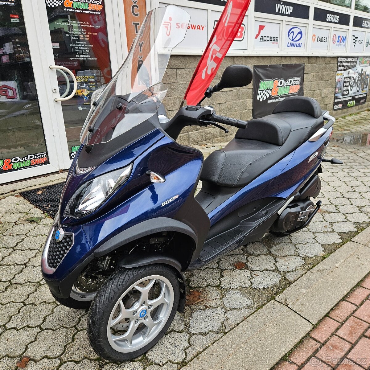 Piaggio MP3 500 LT,ř.p. B, ČR, navigace, ABS, ASR