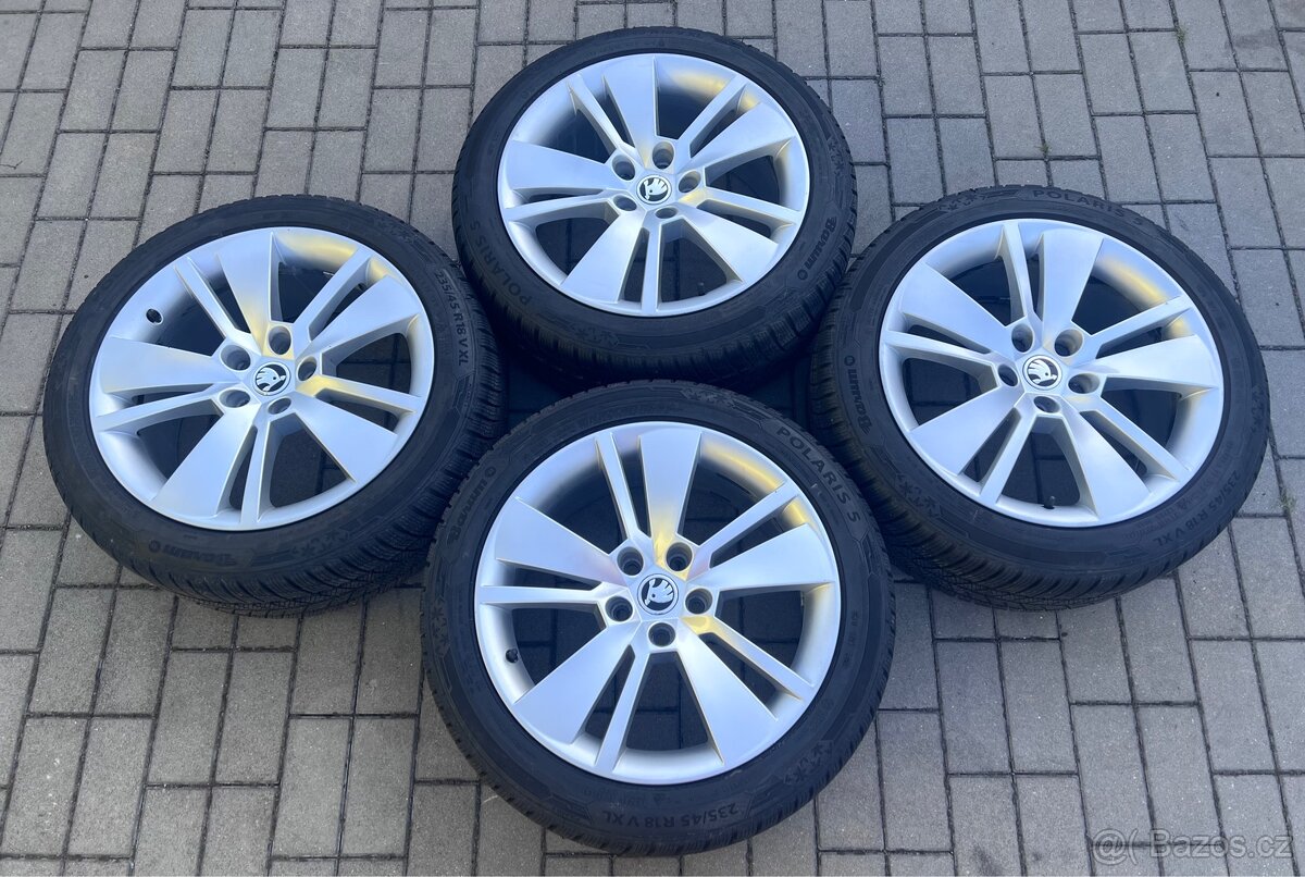 Superb - 18 Zenith + zimní 235/45 R18 Barum 8-9mm