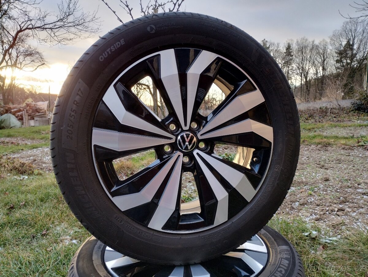 Originál ALU kola VW T-cross R17 + letní pneu