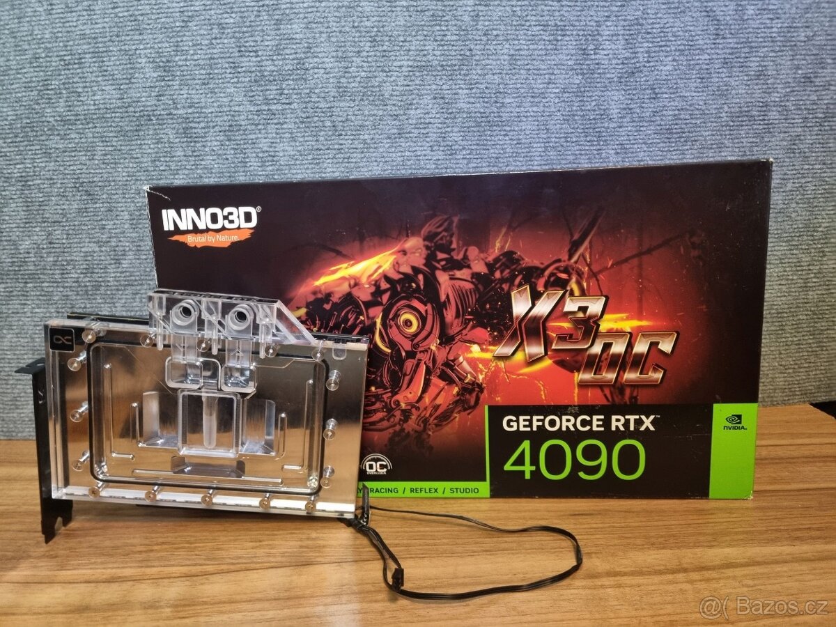 GeForce RTX 4090 + Vodní blok Alphacool