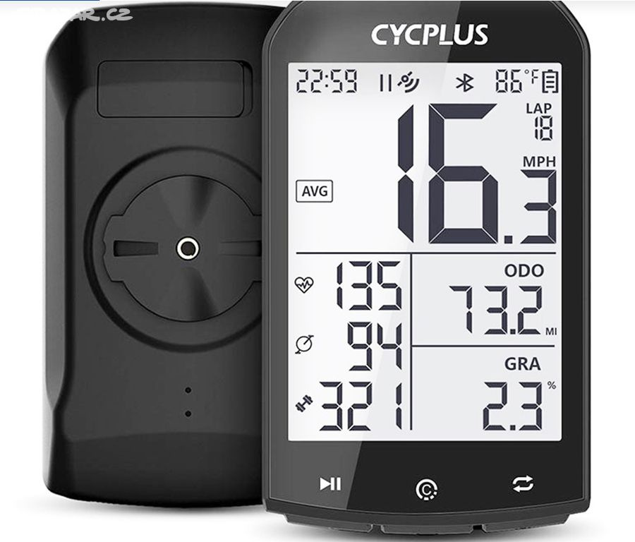 GPS cyclocomputer Cycplus M1