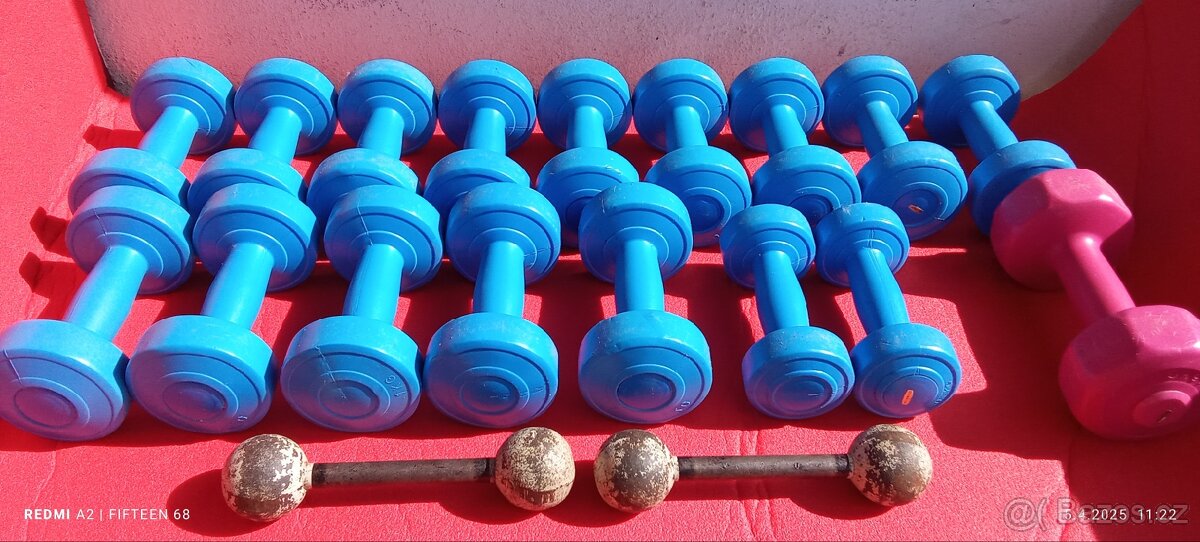 Fitness činky