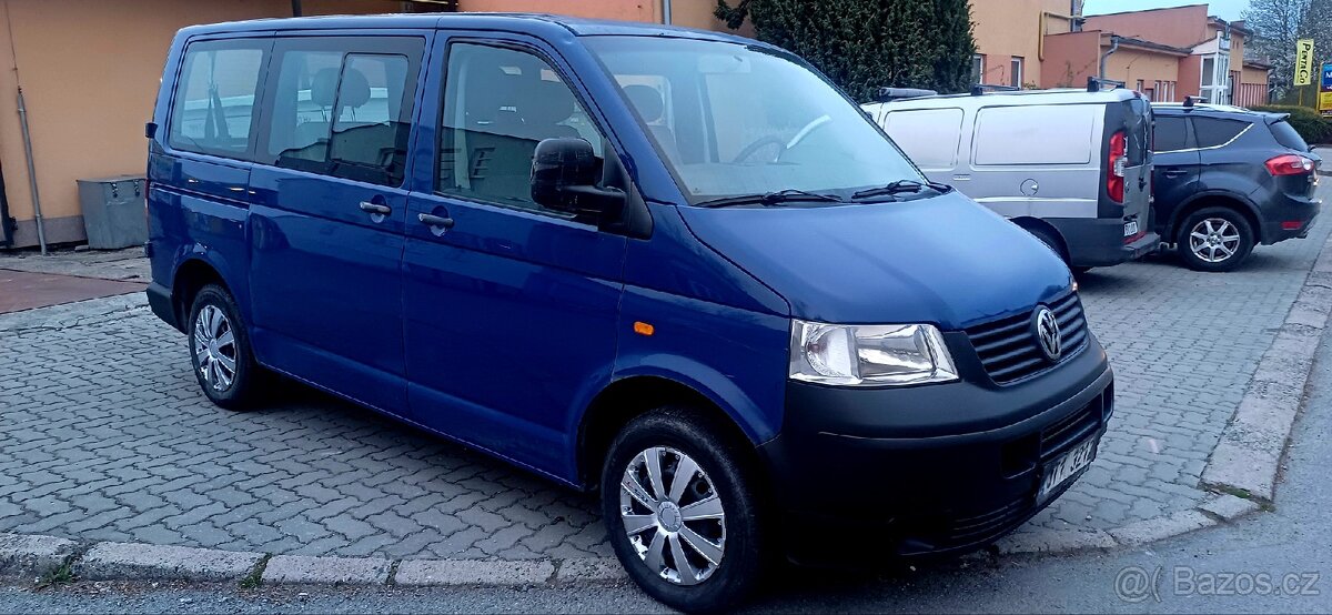 Vw Transporter T5 1.9 tdi 6-9 míst