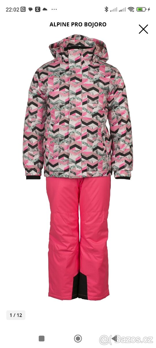 Alpine pro dětský lyžařský set 140-146