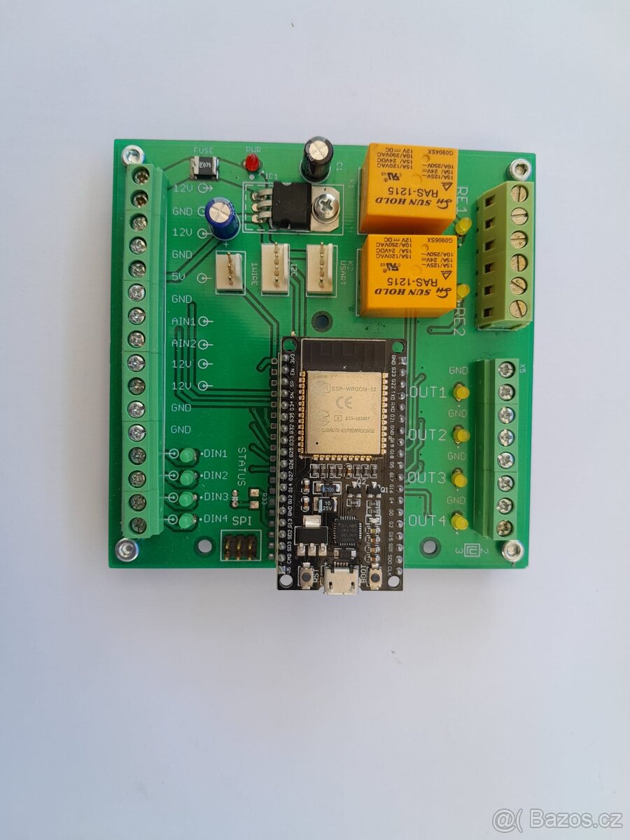 Arduino esp32 vývojová deska,domácí automatizace,PlC