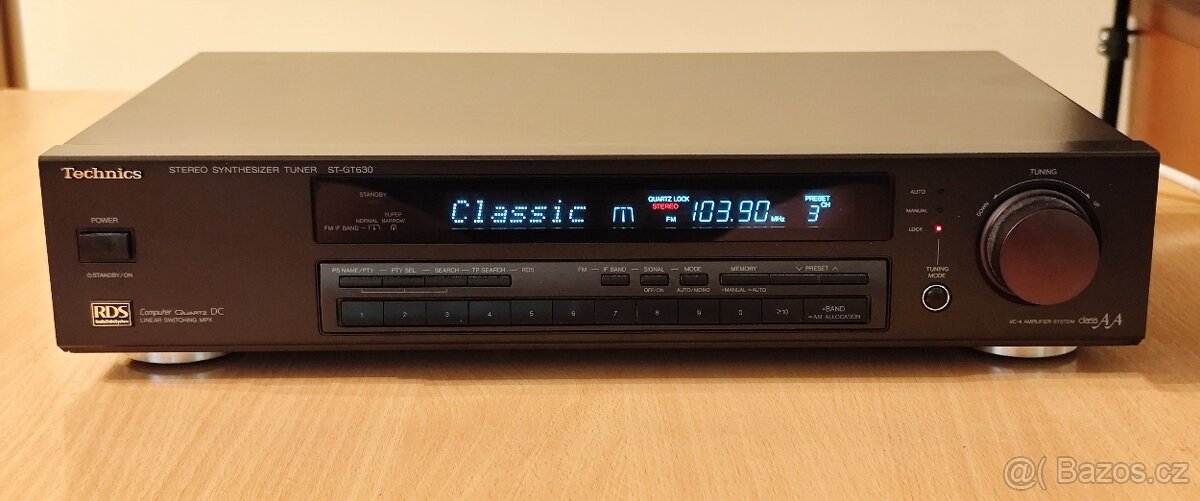TECHNICS ST-GT630 TOP RDS STEREO RADIO TUNER PERFECT