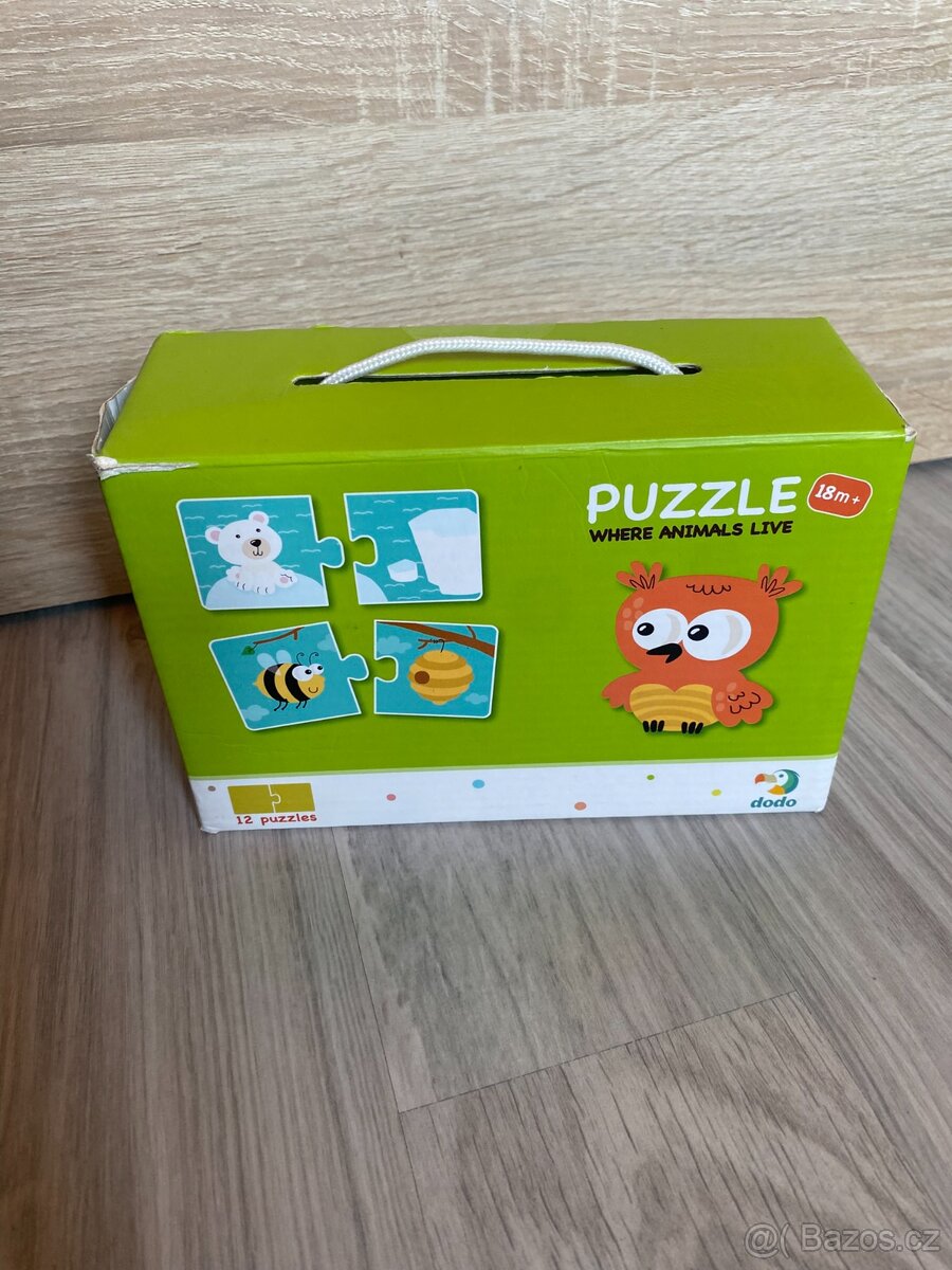 Puzzle Duo Kde bydlí zvířátka