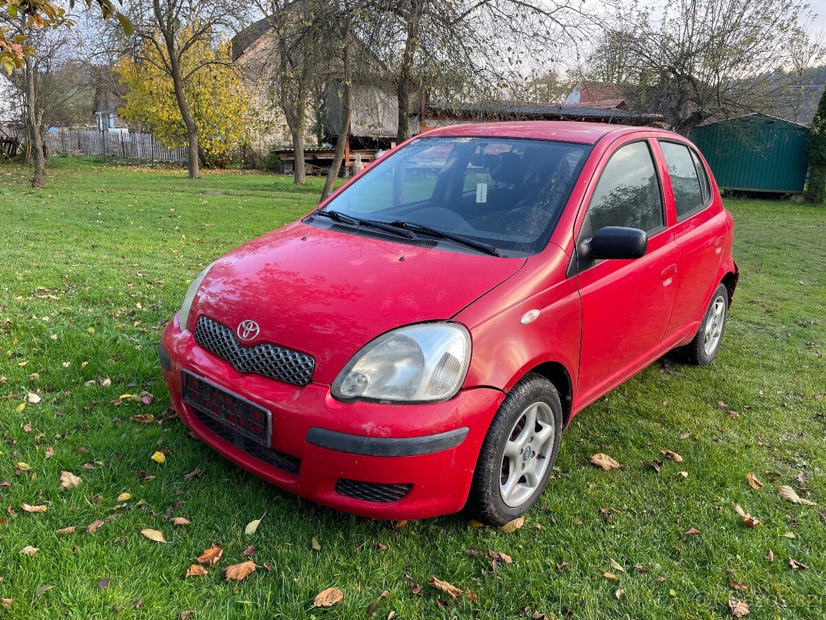 Toyota Yaris 2005--facelift--1.O-48 kw-náhradní díly
