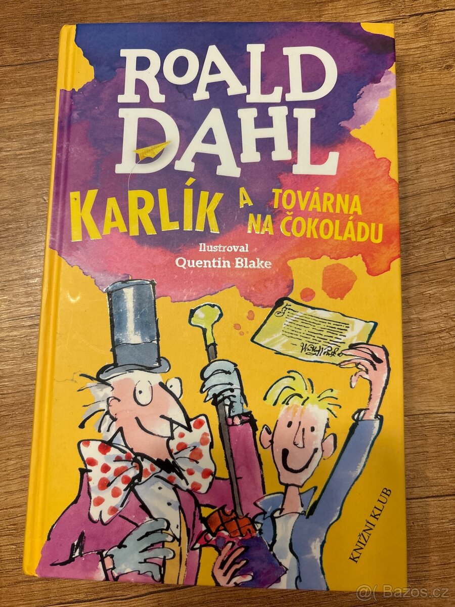 Roald Dahl Karlik a továrna na čokoládu - stav nové knihy