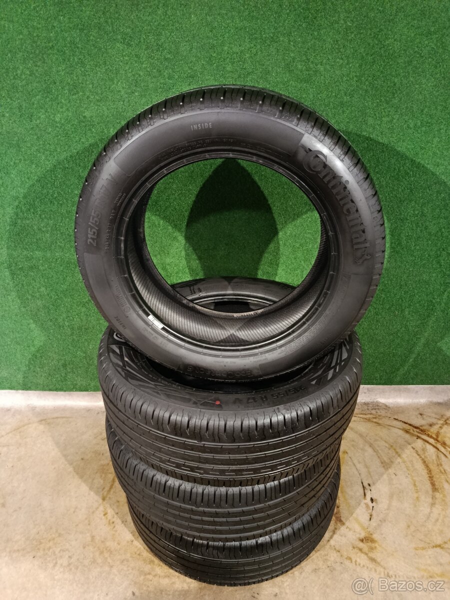 4ks nove letni 215/55/17 continental