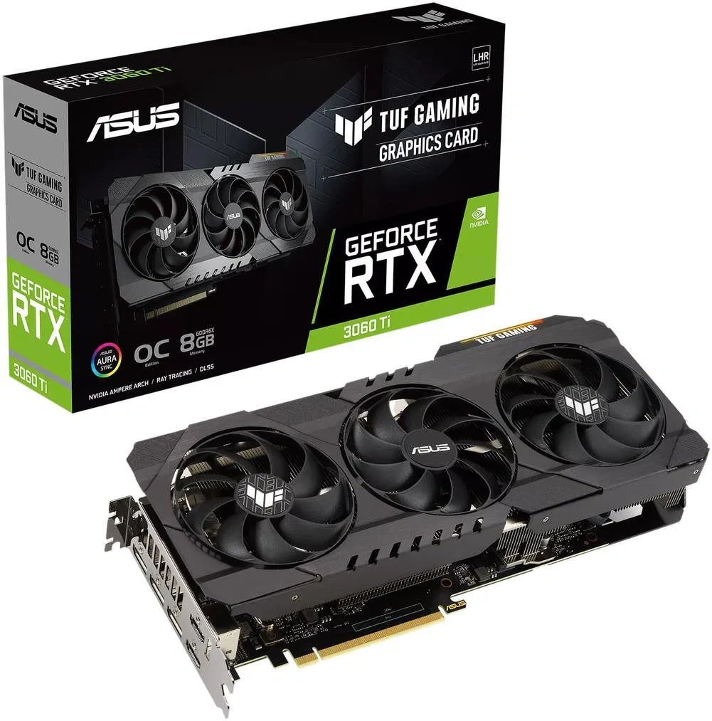 ASUS TUF GAMING GeForce RTX 3060 Ti O8G GDDR6X