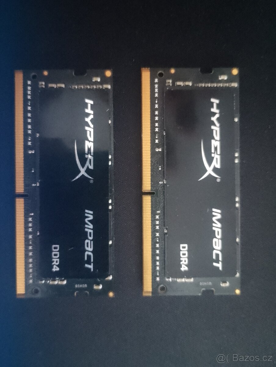 2×16GB DDR4 2400MHz SODIMM – HyperX Impact CL14 – TOP stav