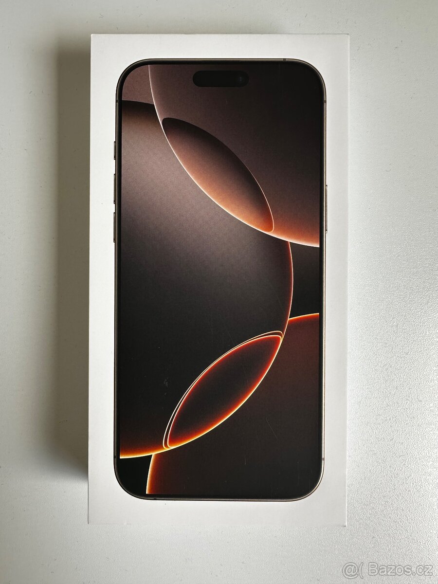Apple iPhone 16 Pro Max, 256GB / Pouštní titan - (Nový)