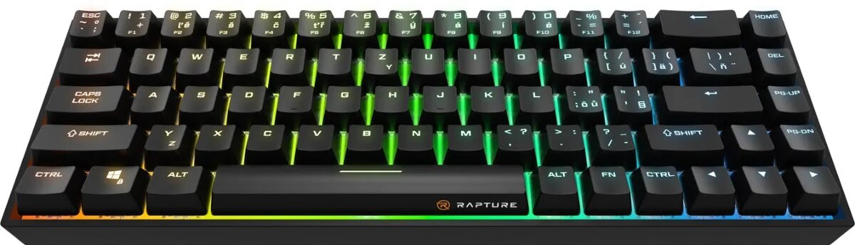 Rapture CHARLIE Wired, Gateron G Pro 3.0 Red, černá - CZ/SK