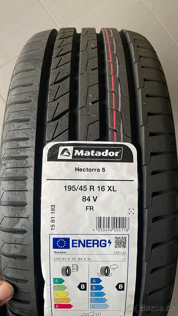 Letní pneu matador 195/45 r16