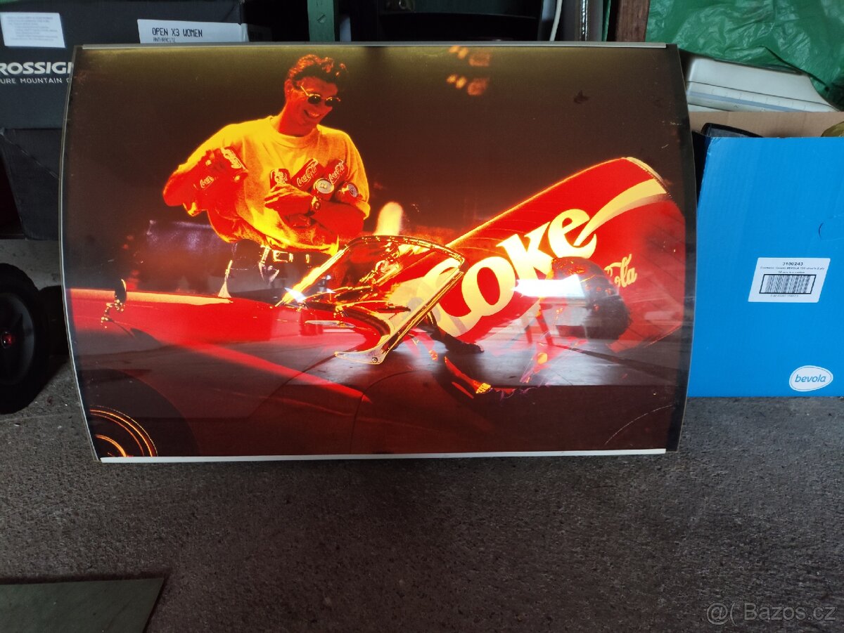 Světelná reklama Coca-Cola