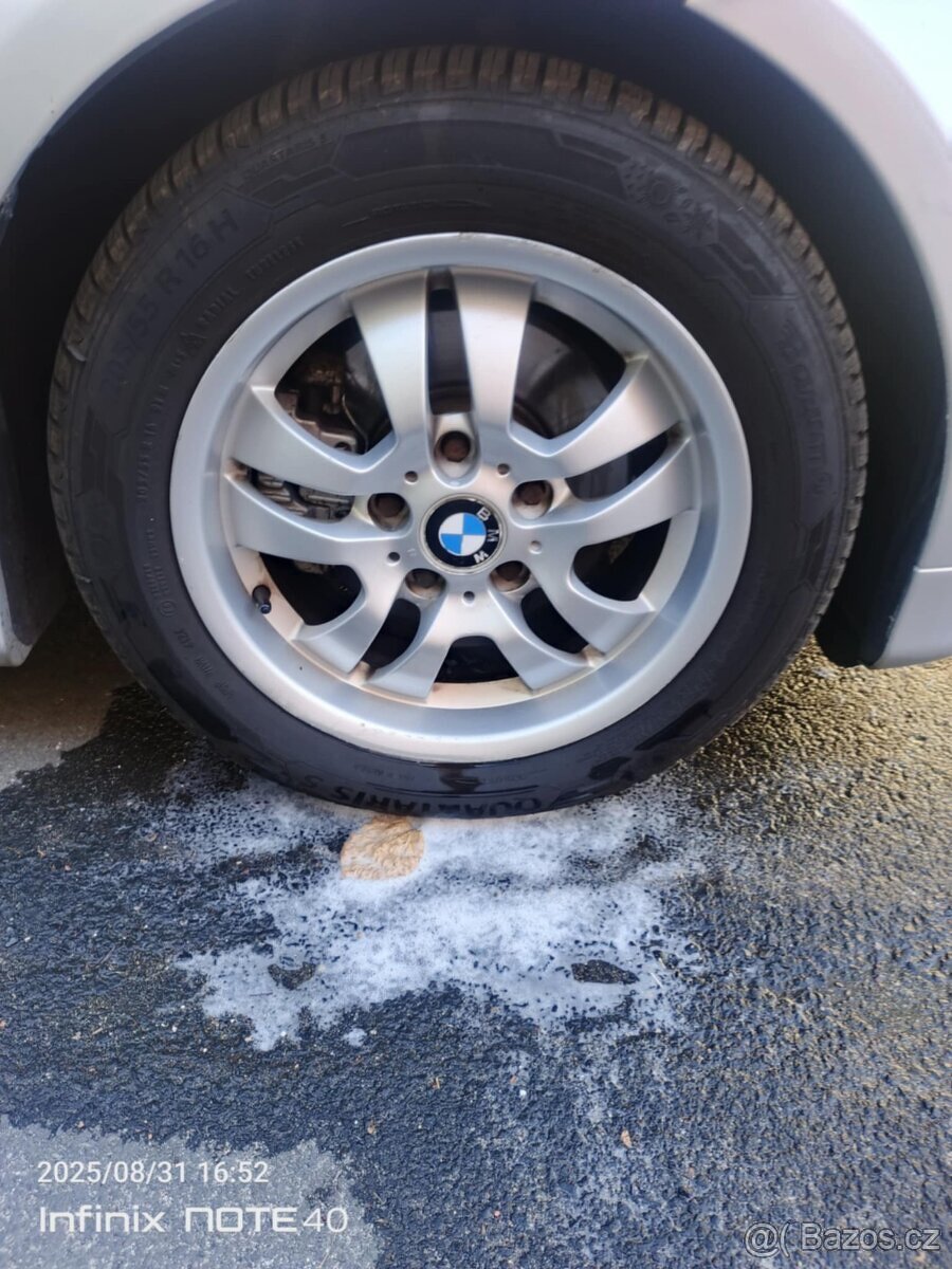 ALU kola na BMW 5x120 R16", pneu M+S