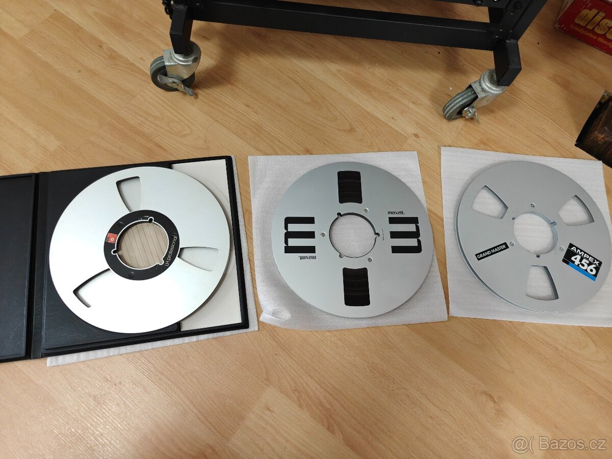 alu cívky 26,5 cm magnetofonové pásky / cívky