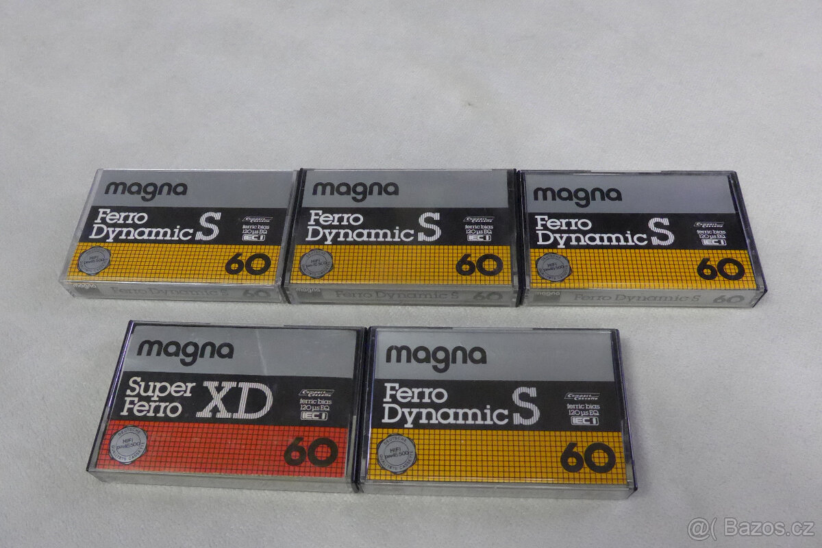 AudioKazety MAGNA Ferro Dynamic Super Ferro 6ks MC