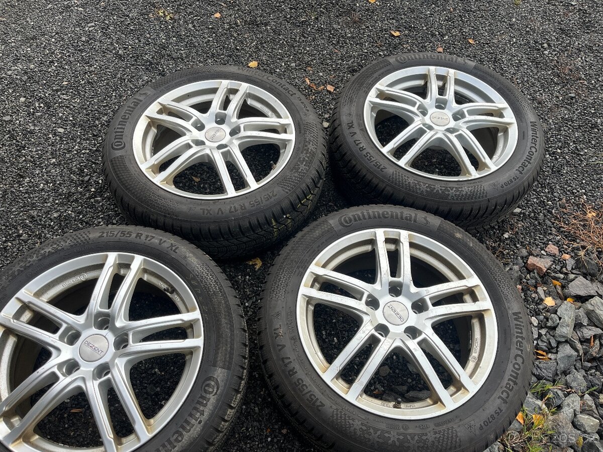 SADA ALU KOL SKODA ,VOLKSWAGEN  5X112  215/55/17