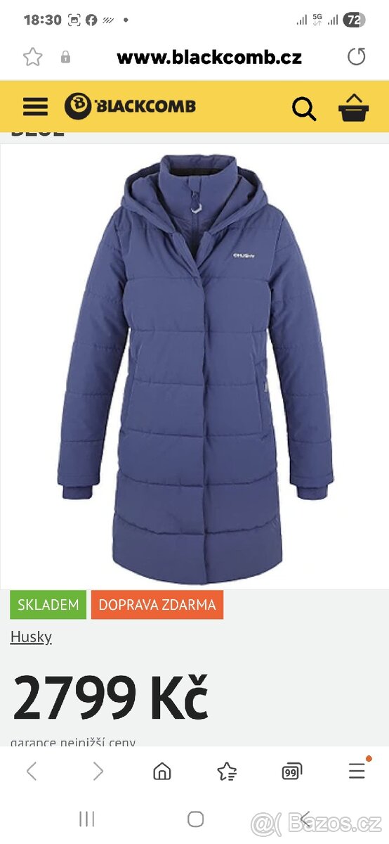 Dámská zimní bunda Husky