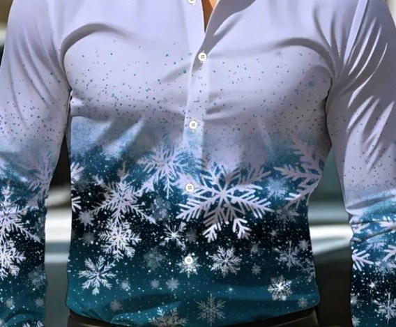 Pánská vánoční košile vel L