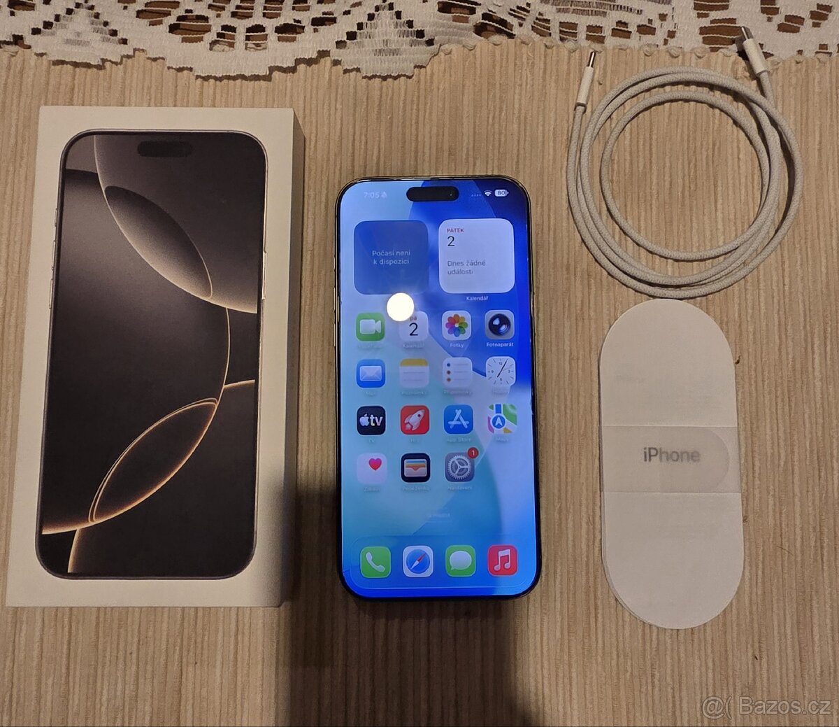 Apple iPhone 16 Pro Max 256 GB - Baterie 100%