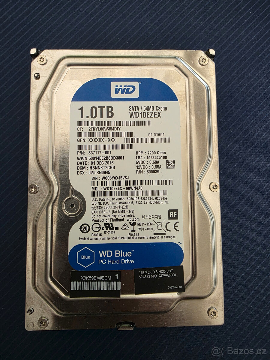 HDD WD Blue 1000GB