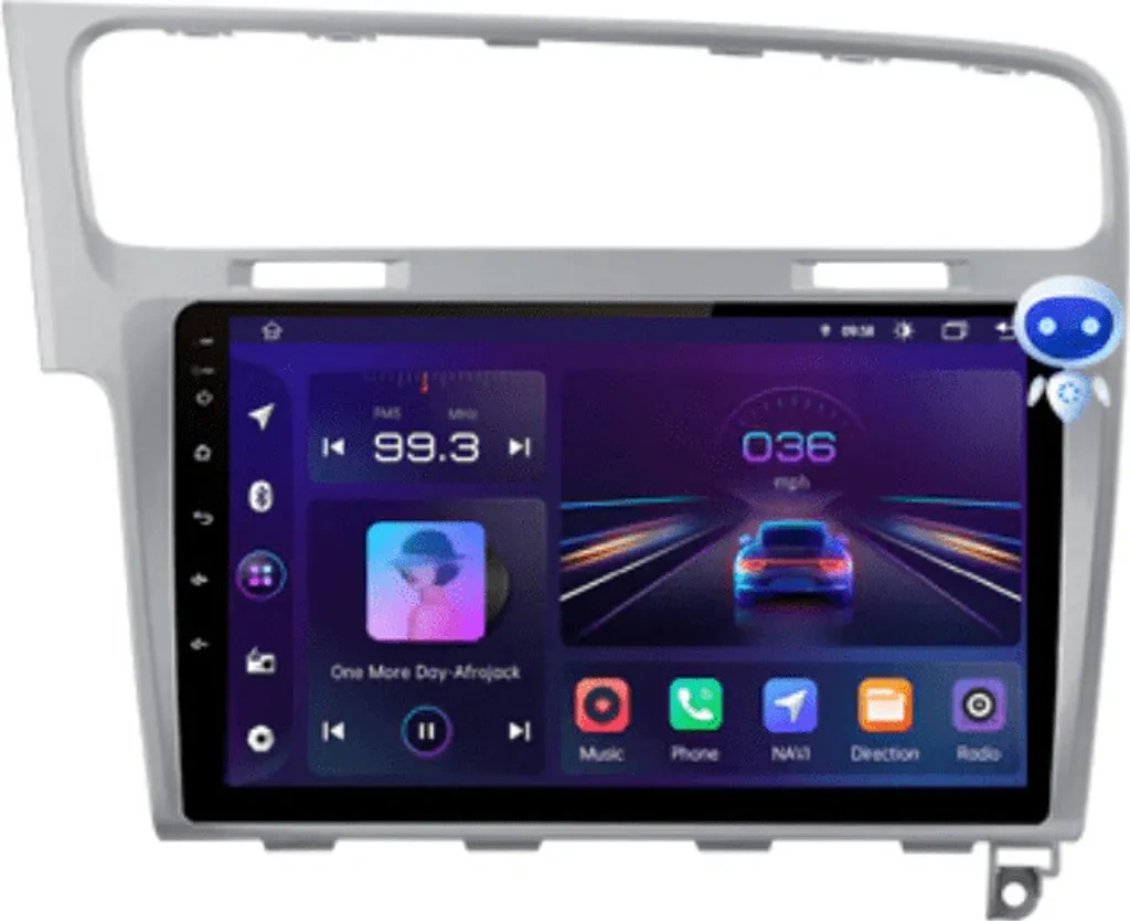 Autorádio VW Golf 7 s Bluetooth, GPS Navigace, USB, Handsfre