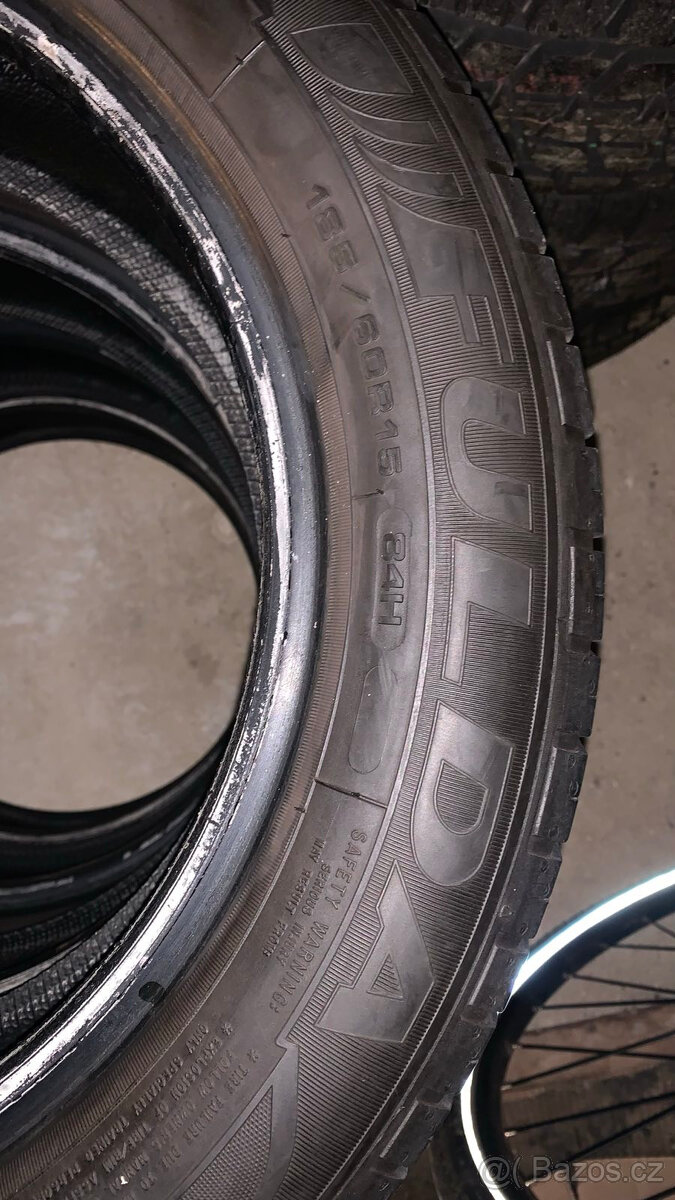 4x letní pneu Fulda EcoControl HP 185/60 R15 (popisek...)